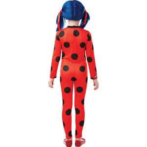 Ladybug Déguisement Costume avec Perruque Masque Sac
