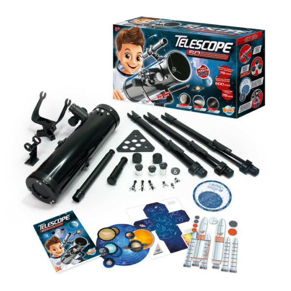 Télescope Zoom x375 de 50 activités - Buki