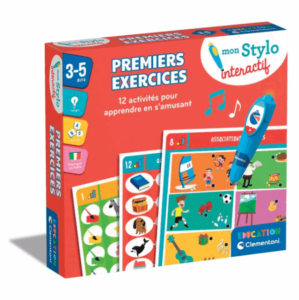 Mon stylo interactif Premier exercice - Clementoni