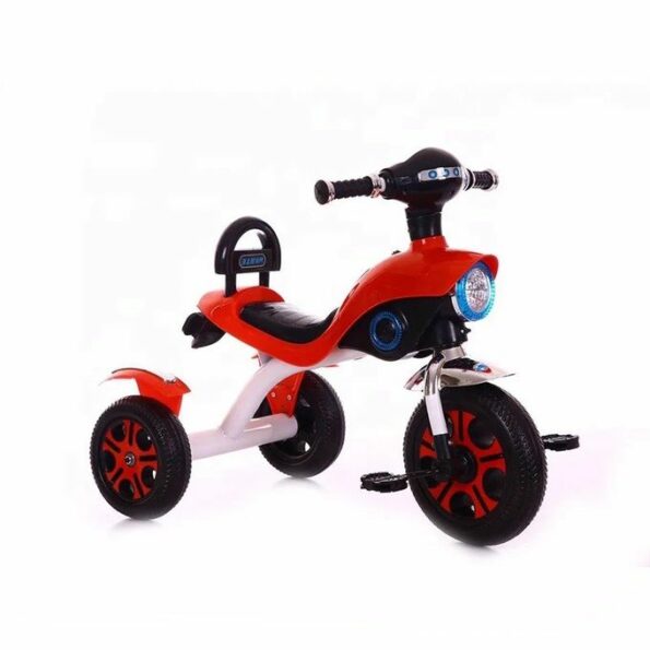 Tricycle avec lumière et son - Rouge