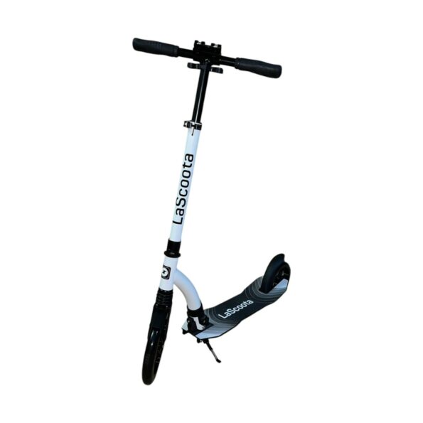 Trottinette La scoota grandes roues réglable - Blanc