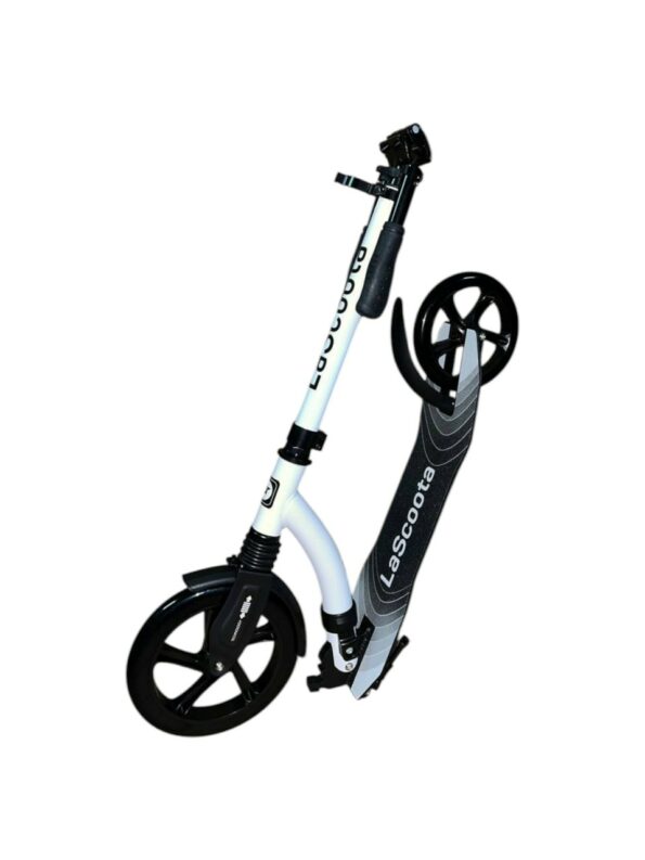 Trottinette La scoota grandes roues réglable - Blanc - Image 4