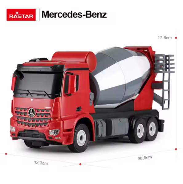 Camion Télécommandée Mercedes-Benz Arocs transport Mixeur - Rastar - Image 2