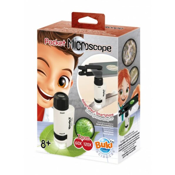 Microscope de poche Zoom x 120 - Buki