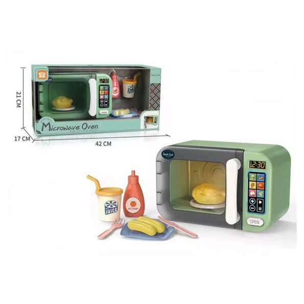 Ensemble de cuisine Four à Micro-ondes - Vert - Image 2