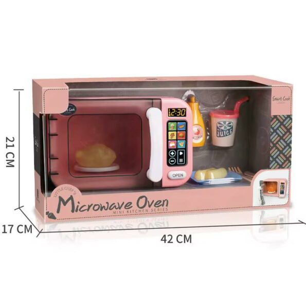 Ensemble de cuisine Four à Micro-ondes - Rose - Image 3