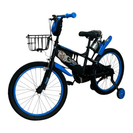 Vélo 20 pouces en acier - Bicyclette de 7 à 12 ans Bleu