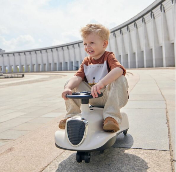 Voiture Pivotante 360 pour Enfant-Beige - Image 6