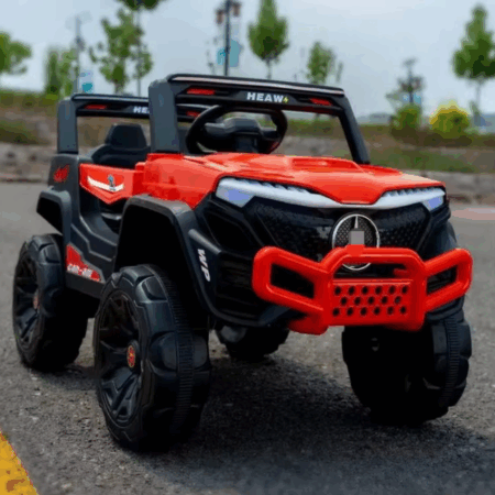 Voiture électrique SUV 4 motrices 12V pour enfant - Rouge