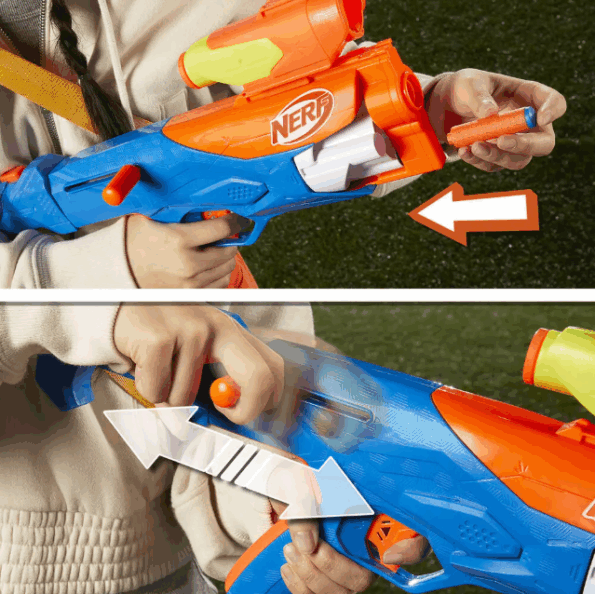 Nerf N Series Gear Up Pack de 3 Blasters avec 18 Fléchettes N1 - Image 2