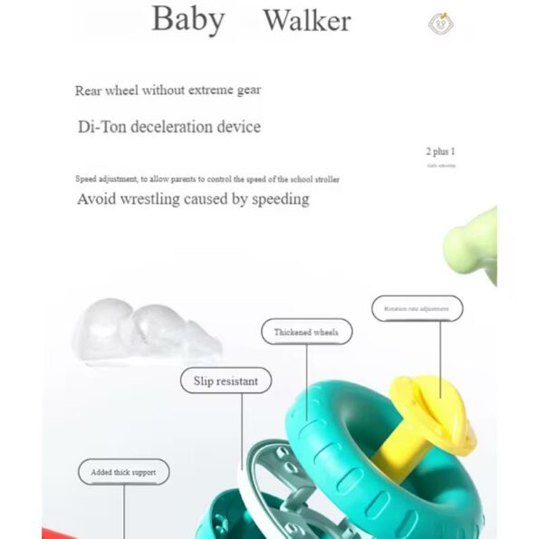 Trotteur avec plein acticité musicales pour bébé 6 mois et plus - Image 4