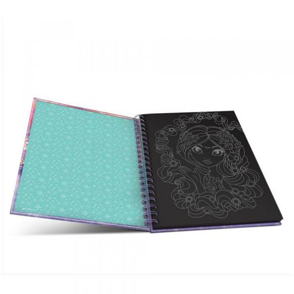 Livre de coloriage à 60 pages noires Coralia - Nebulous Stars - Image 2
