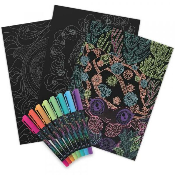 Livre de coloriage à 60 pages noires Coralia - Nebulous Stars - Image 4