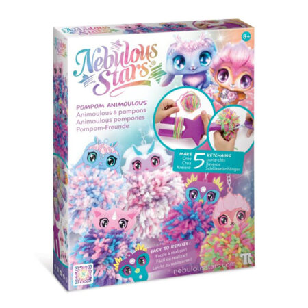 Porte-Clé Animoulous à pompons - Nebulous Stars