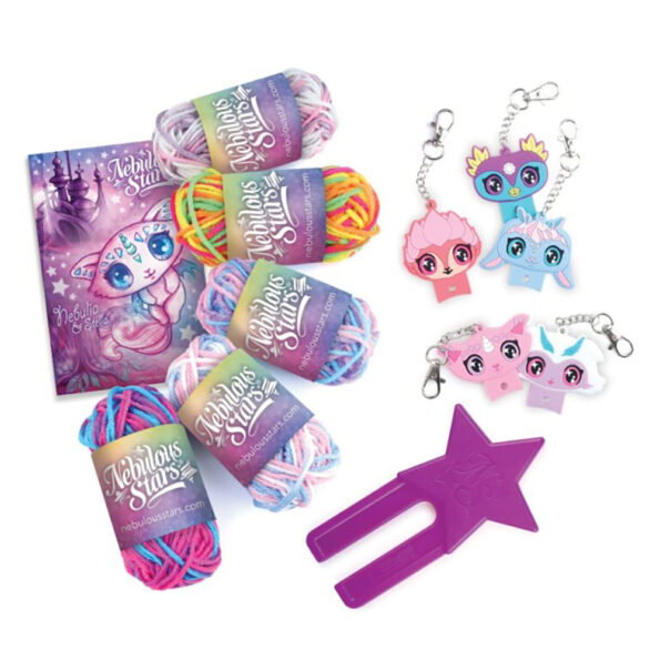 Porte-Clé Animoulous à pompons - Nebulous Stars - Image 2