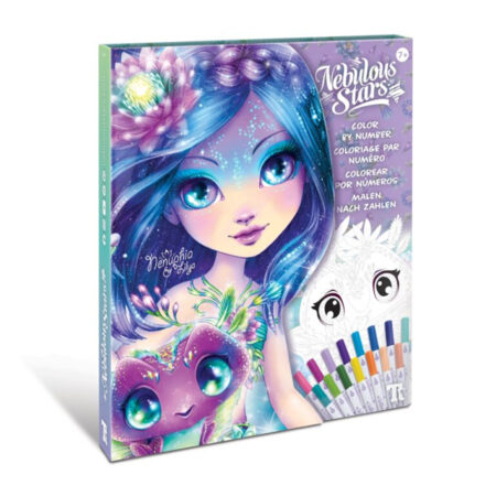 Livre de coloriage par numéro Nenuphia - Nebulous Stars