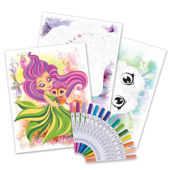 Livre de coloriage par numéro Nenuphia - Nebulous Stars - Image 3