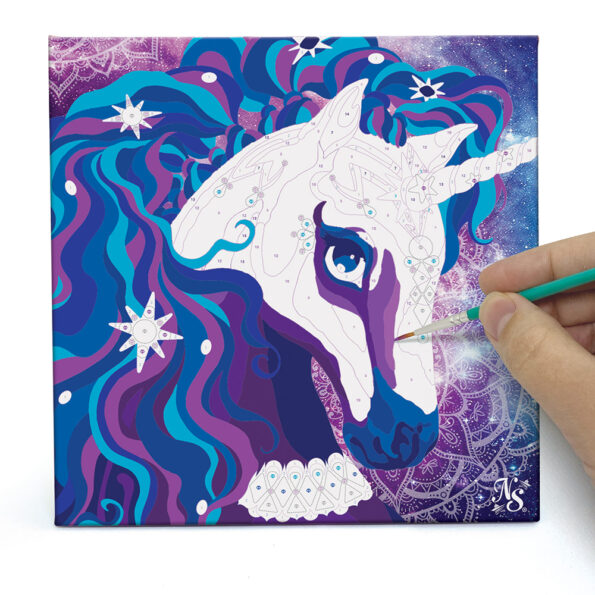 Peinture à numéros sur toile - Nebulous Stars - Image 3