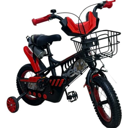 Velo 12 pouces en acier - Bicyclette de 3 à 6 ans Rouge