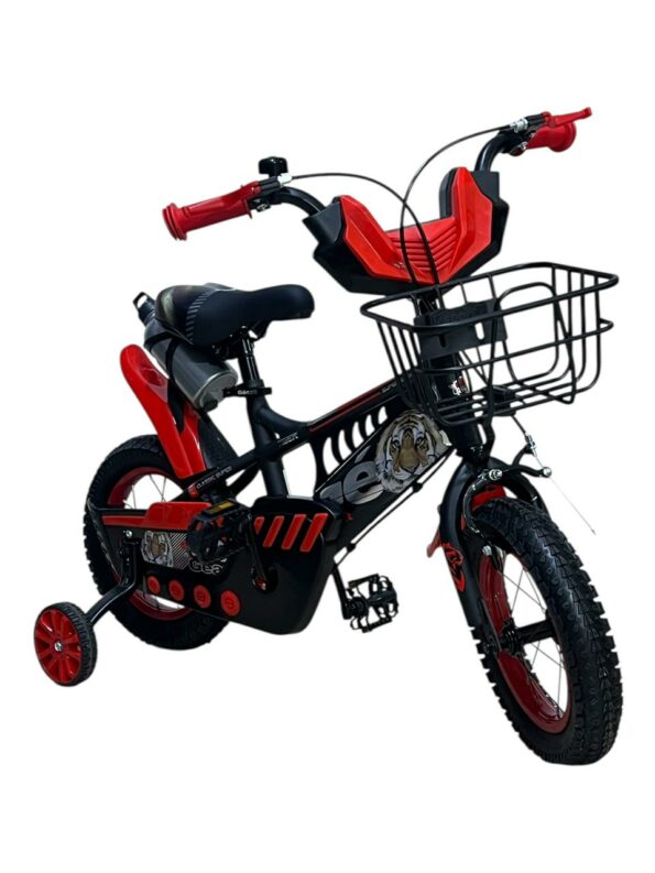 Velo 12 pouces en acier - Bicyclette de 3 à 6 ans Rouge