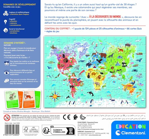 À la Découverte du Monde pour Enfants - Clementoni - Image 2