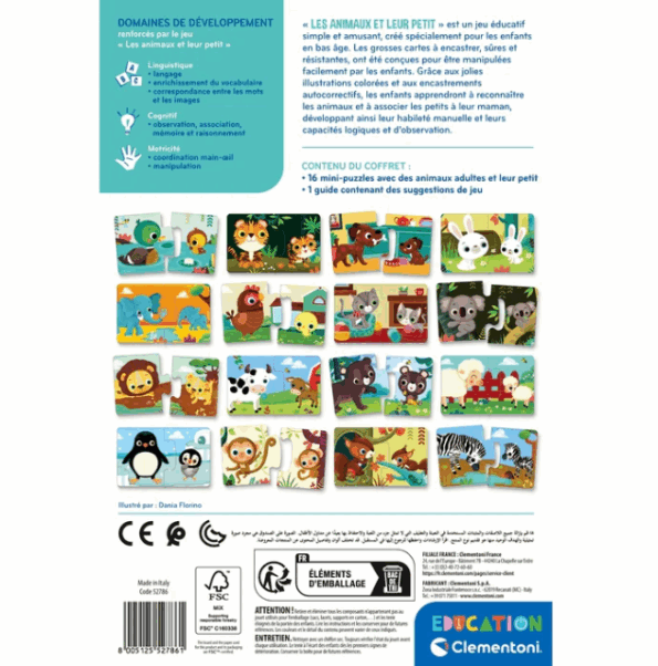 Les animaux et leurs petits - Clementoni - Image 4