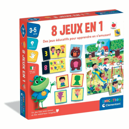 Coffret 8 jeux en 1 - Clementoni