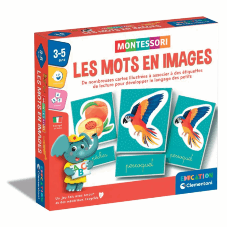 Les mots en images Montessori - Clementoni