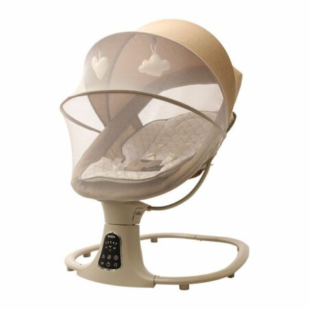 Balancelle électrique avec télécommande et bluethoot - Kidilo Beige