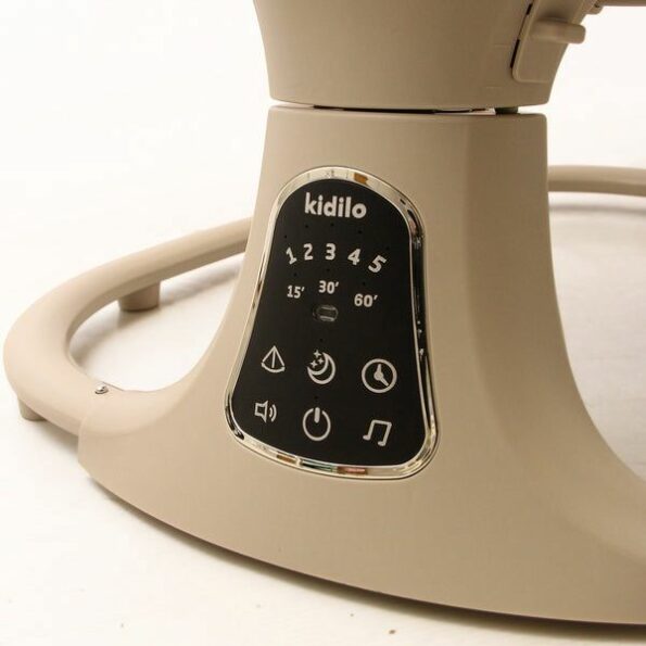 Balancelle électrique avec télécommande et bluethoot - Kidilo Bleu Ciel - Image 2