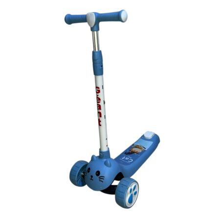 Trottinette 3 roues avec lumière et musique - Bleu