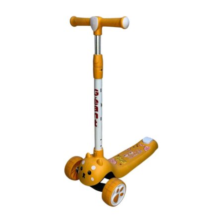 Trottinette 3 roues avec lumière et musique - Orange