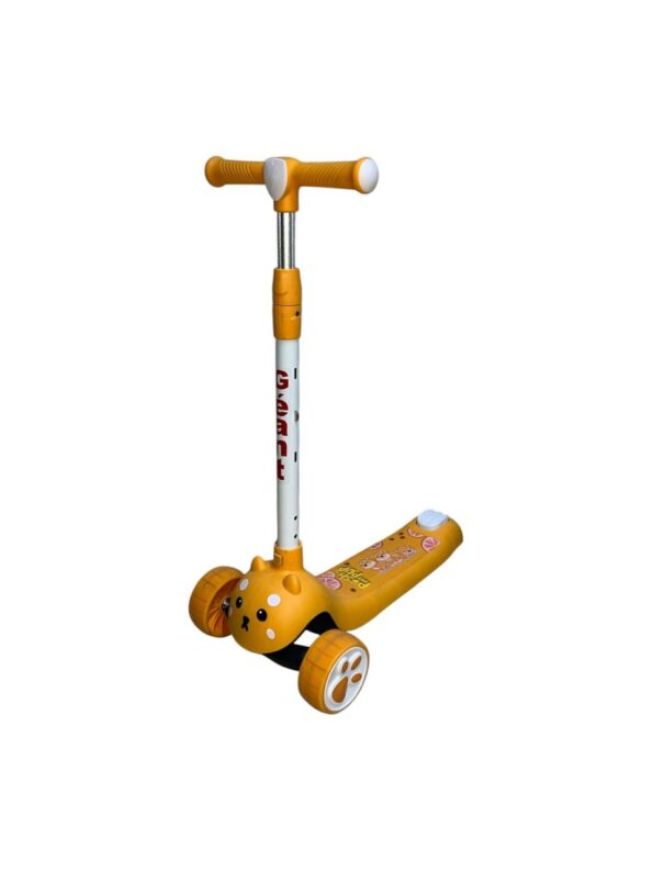 Trottinette 3 roues avec lumière et musique - Orange