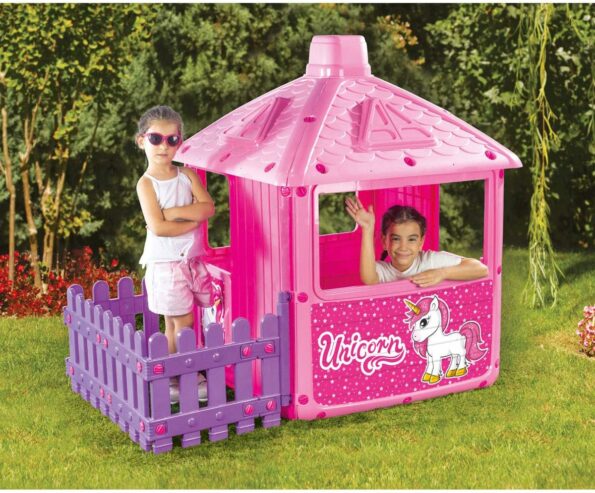 Dolu Maison de ville avec clôture licorne