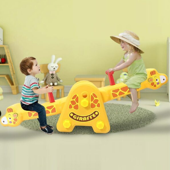 Balançoire girafe pour enfants, réglables 2 niveaux - Image 2