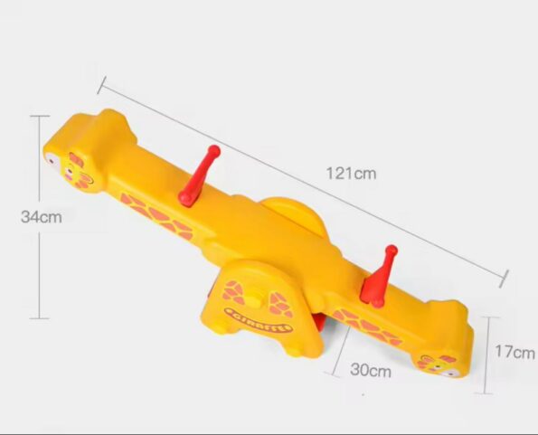 Balançoire girafe pour enfants, réglables 2 niveaux - Image 4