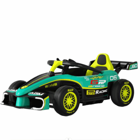Voiture électrique 12V Formula 1 avec pour enfant avec télécommande - Vert