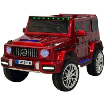 Voiture électrique 12V 4 Motrice Mercedes-Benz G63 avec télécommande - Rouge
