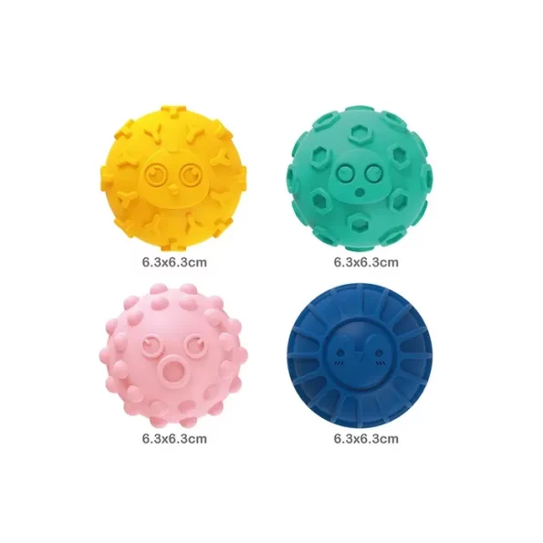 Boule texturer en silicone 8 pièces - Huanger - Image 3