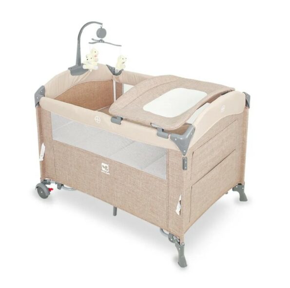 Lit bébé parapluie Cododo Parc 3 en 1 Coolbaby Beige - Image 2