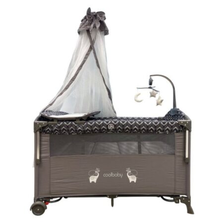 Lit bébé parapluie Cododo Cool Baby, Beige