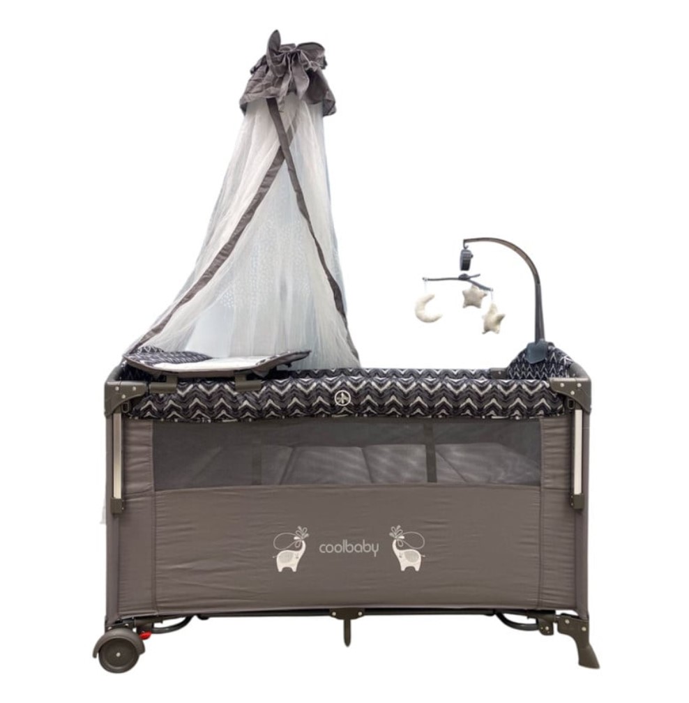 Lit bébé parapluie Cododo Cool Baby, Beige