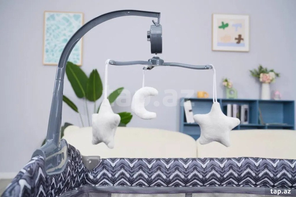 Lit bébé parapluie Cododo Cool Baby, Gris - Image 4