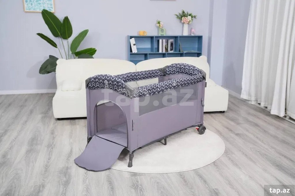 Lit bébé parapluie Cododo Cool Baby, Gris - Image 3