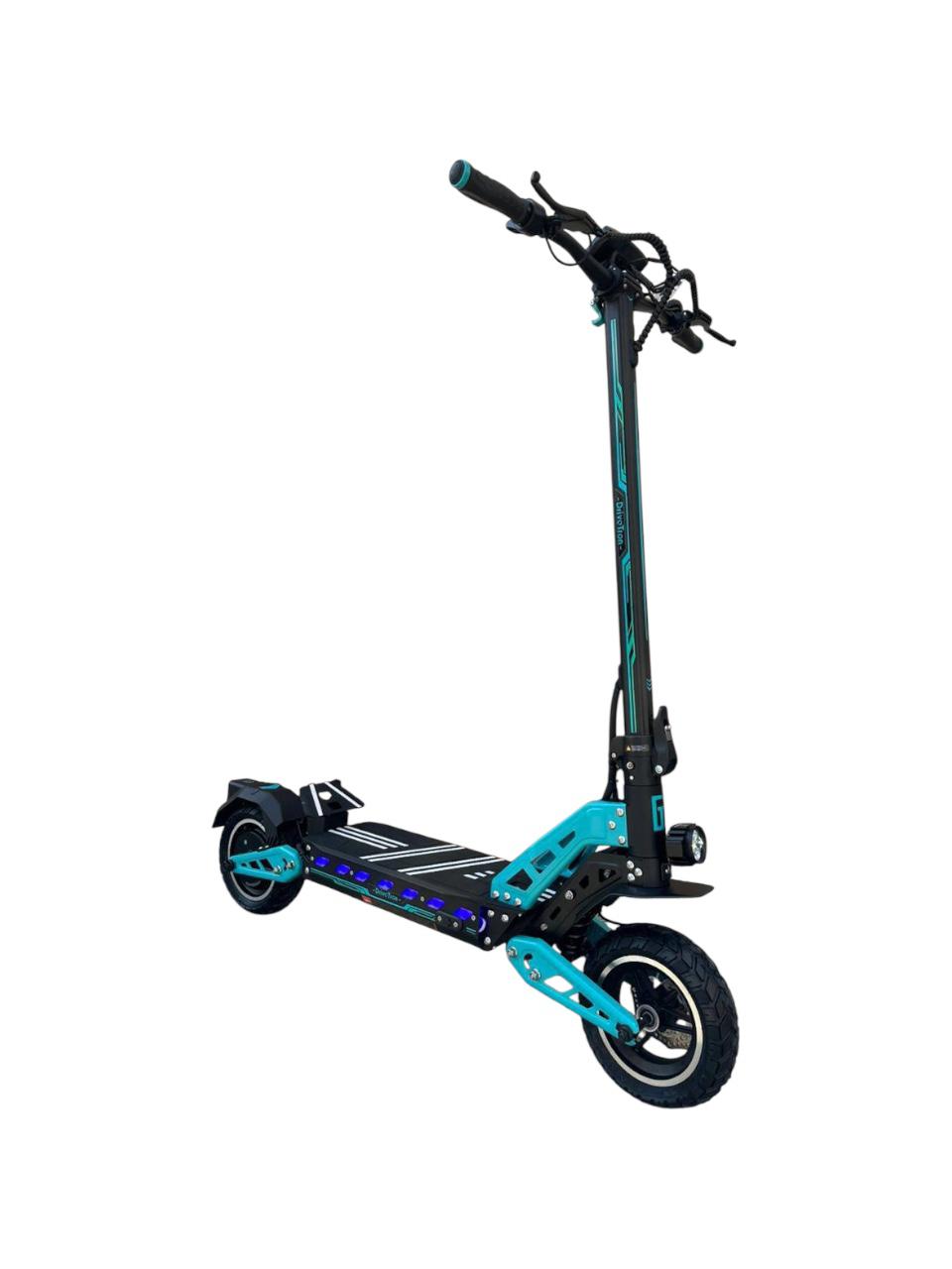 Trottinette électrique DriveTron DT10 de 1400W et 48V 15,6 Ah - Bleu