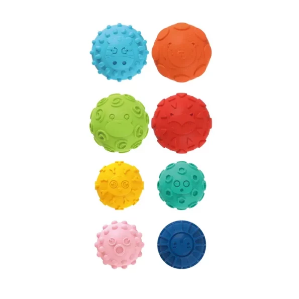 Boule texturer en silicone 8 pièces - Huanger - Image 2