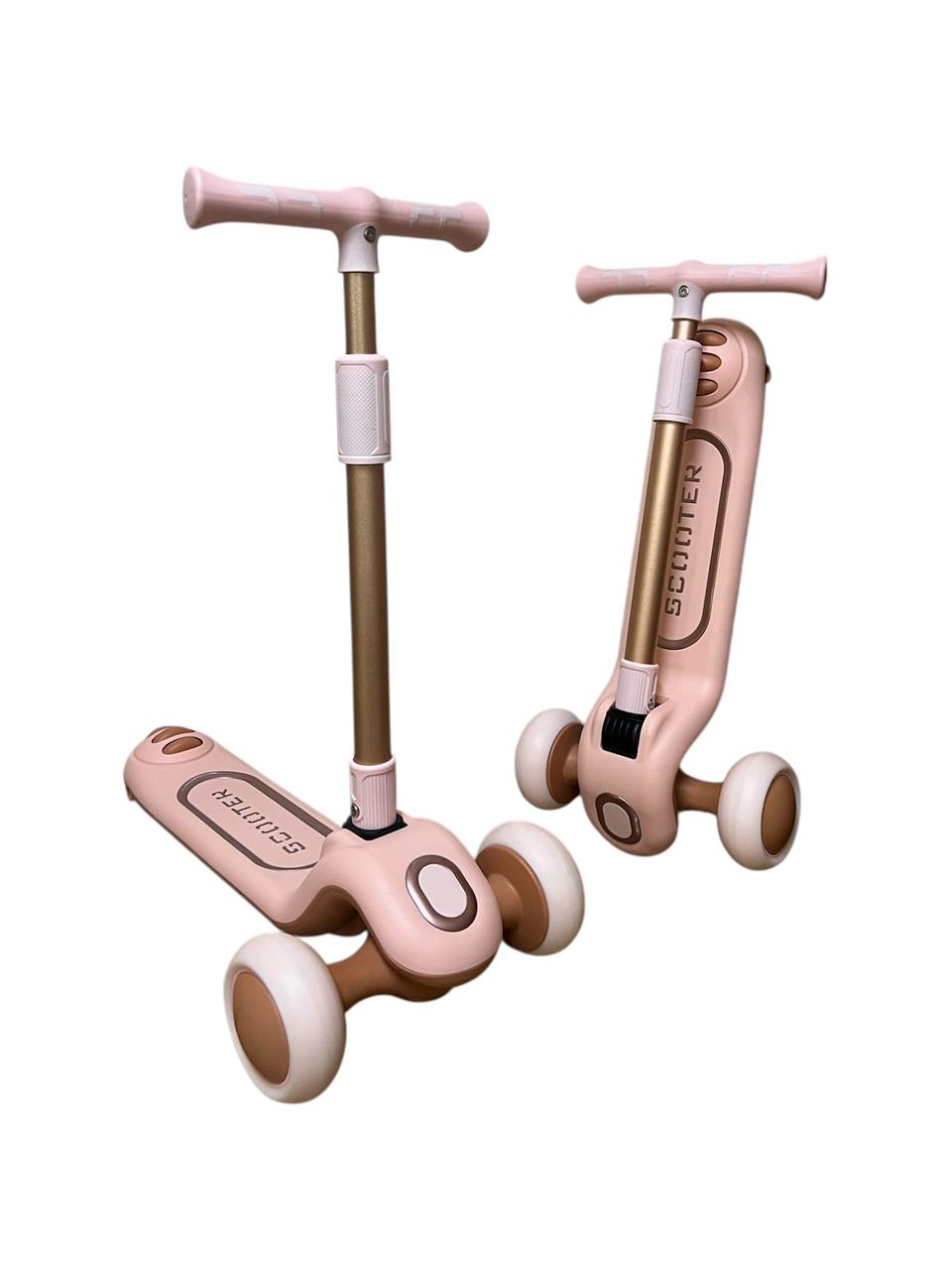 Trottinette 3 roue Pliable - Rose - Image 2