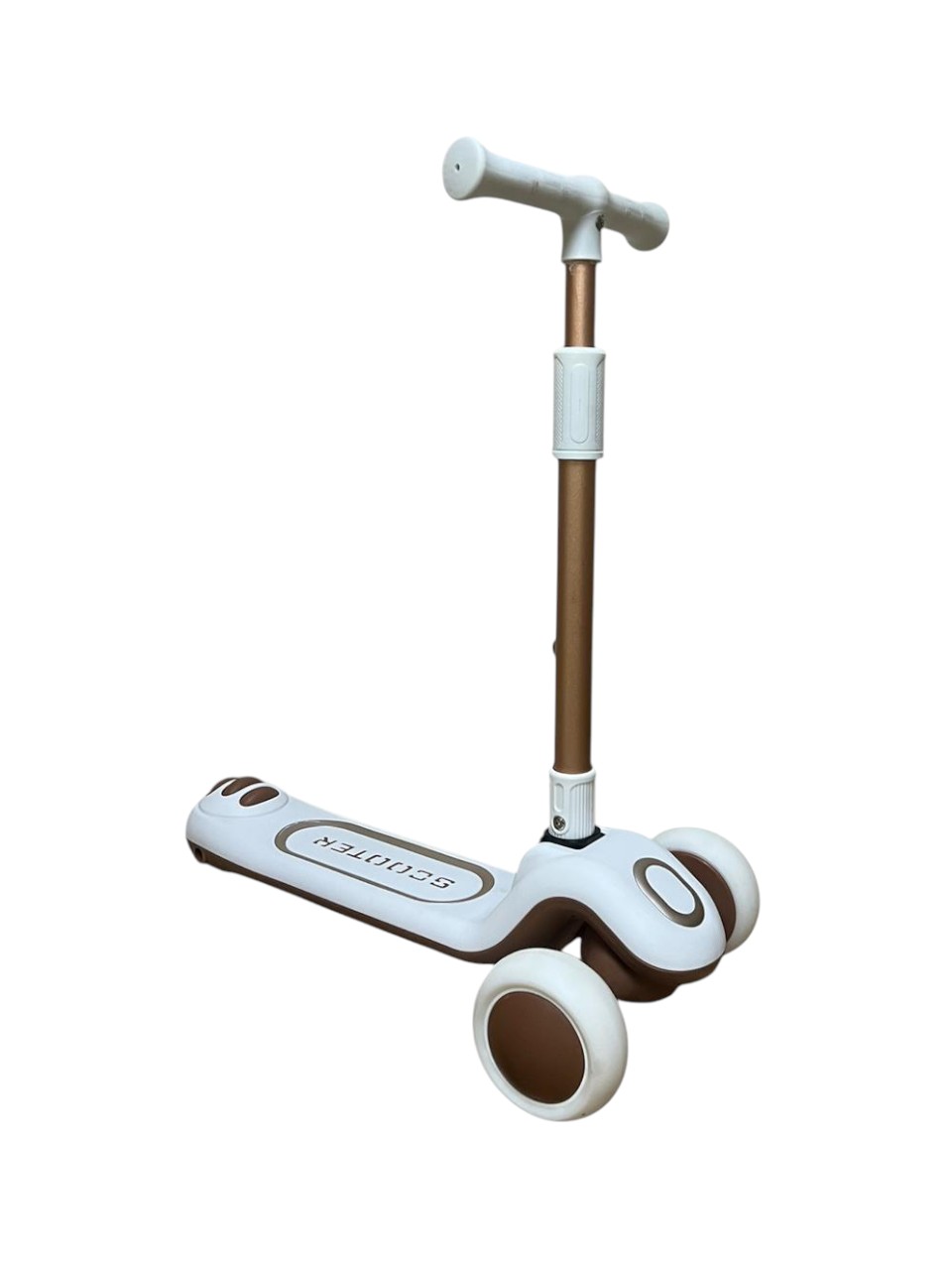 Trottinette 3 roue Pliable- Blanc