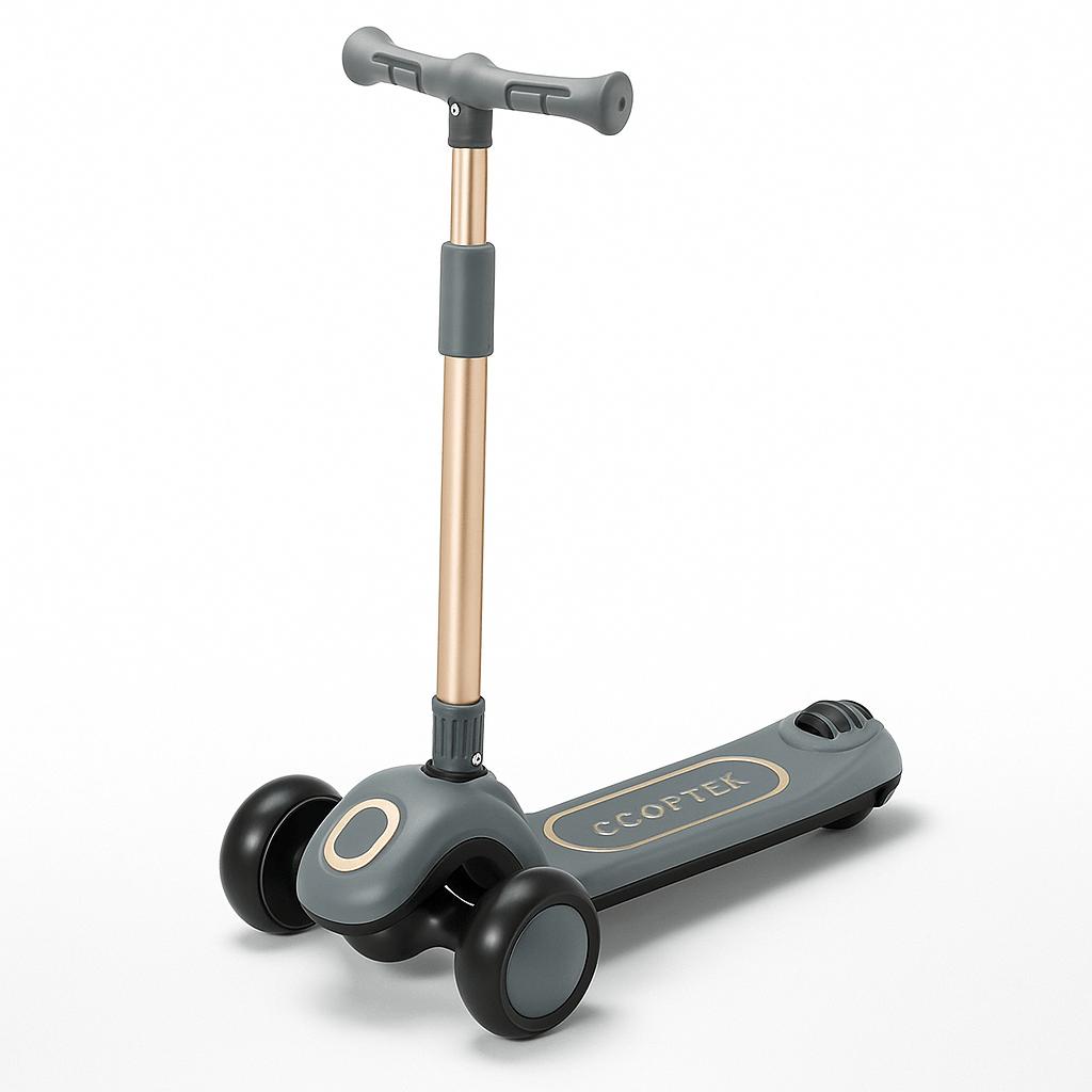 Trottinette 3 roue Pliable - Gris