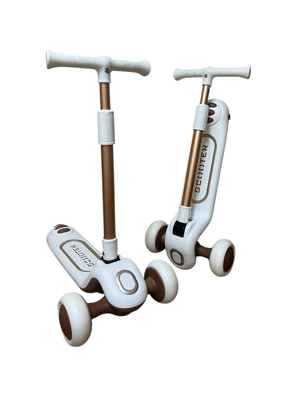 Trottinette 3 roue Pliable- Blanc - Image 2